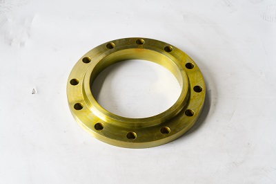 Flange amarelo galvanizado